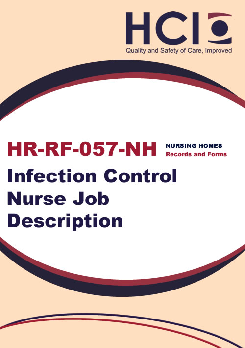 Infection Control Nurse Job Description HCI Care Tools